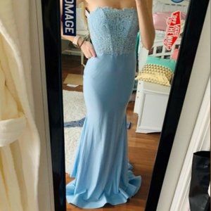 Sherri Hill Dress #53751 Light Blue